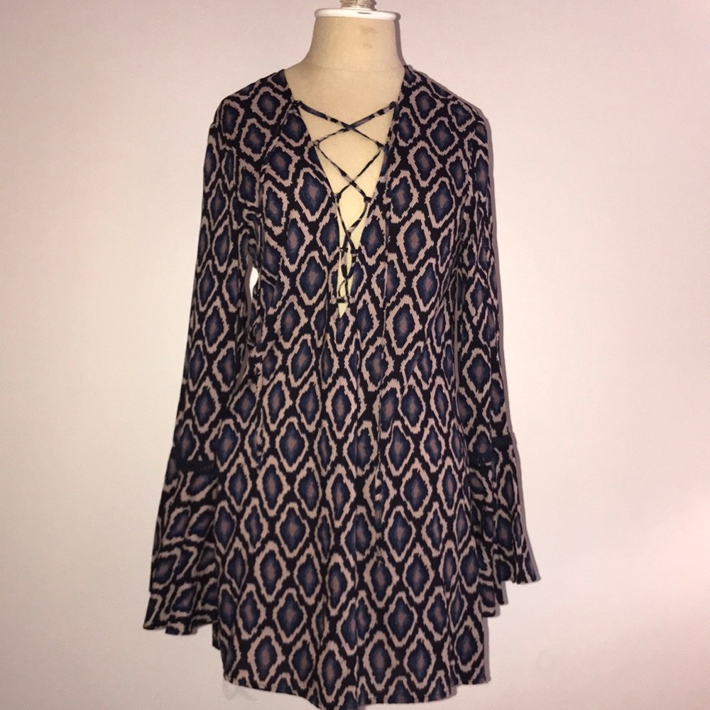 Snake print dress